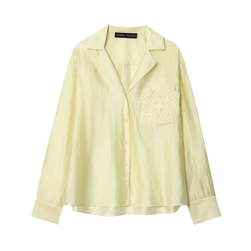 2025 New Women's Autumn Shirts Fashion Loose Elegant Office Shirts Chic Street Comfort Youth Travel Holiday Shirt Tops