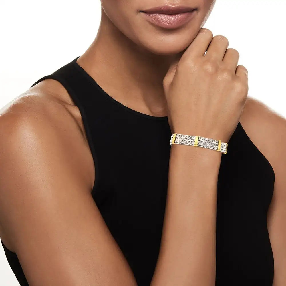 S925 Sterling Silver Byzantine Station Bracelet for Women Rope Bangle Wheat-Link Chain Bracelet Fine Jewelry Gift USA Warehouse