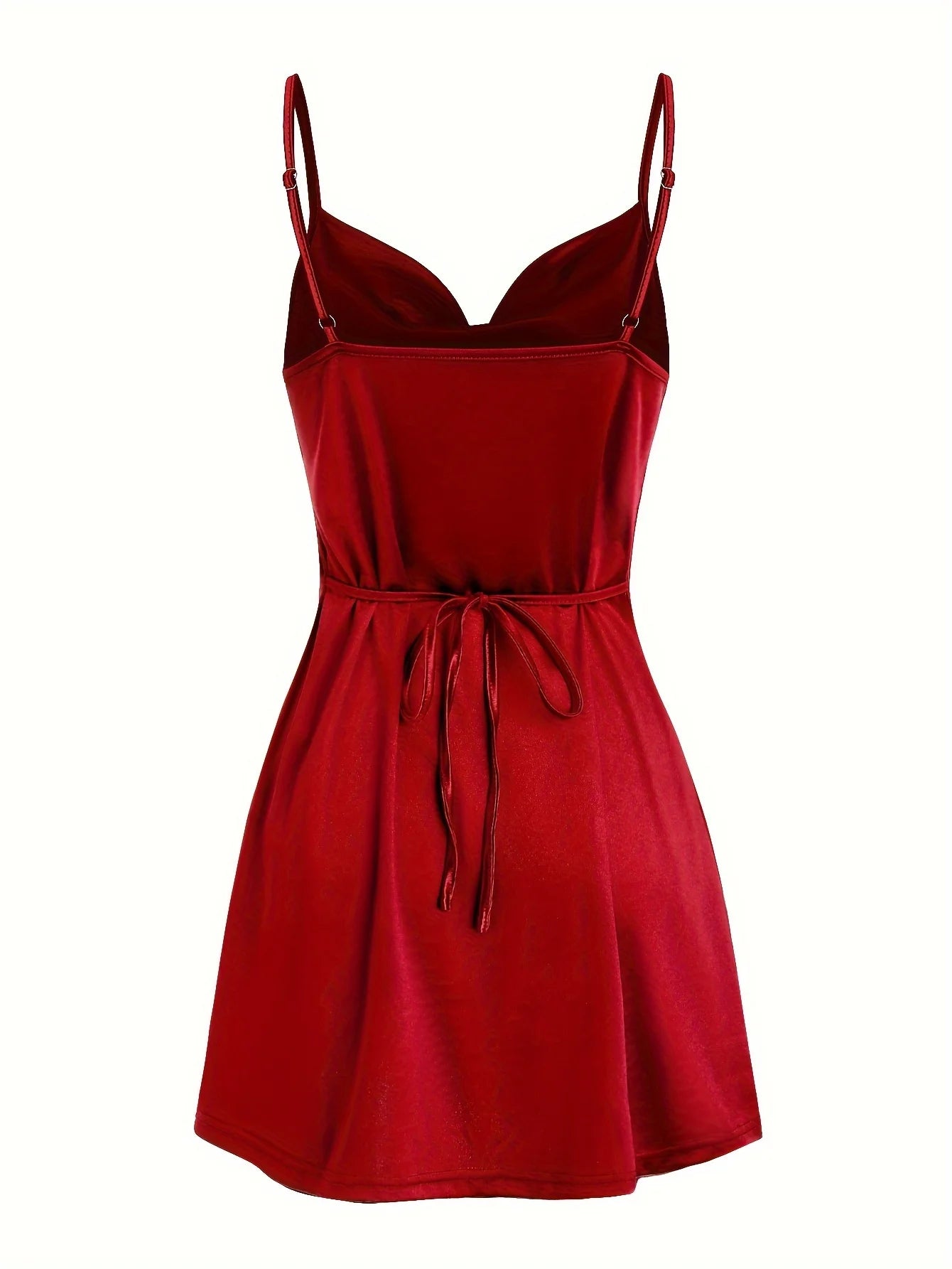 2024 Lady va va voom Satin hip suspender dress women's dress
