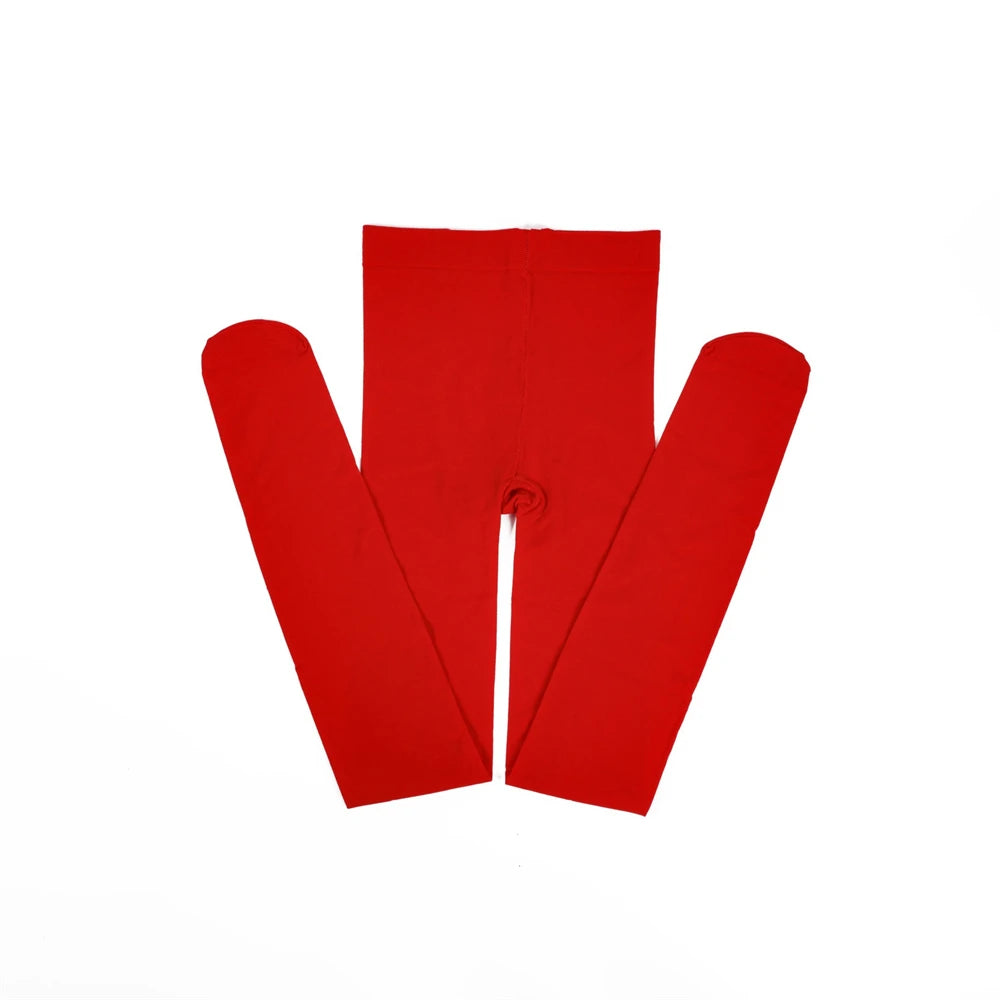 Kids Pantyhose Solid White Ballet Dance Tights For Children Girls Candy Color Velvet Stockings Sock Pants For Baby Girl Leggings