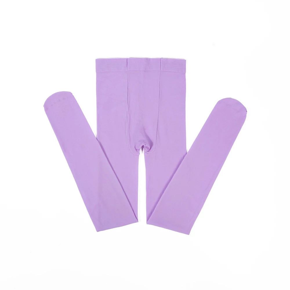 Kids Pantyhose Solid White Ballet Dance Tights For Children Girls Candy Color Velvet Stockings Sock Pants For Baby Girl Leggings