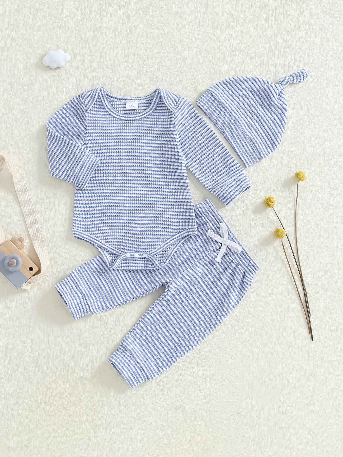 Baby Girl Winter Outfit Floral Print Hooded Jacket Fleece Lined Leggings and Pom Pom Beanie 3 Piece Set