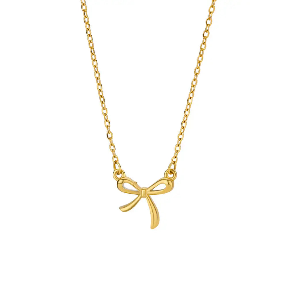 Punk Gold Color Heart Pendant Necklace for Women Stainless Steel Buckle Beaded Neck Chain Choker Y2K Jewelry Accessories