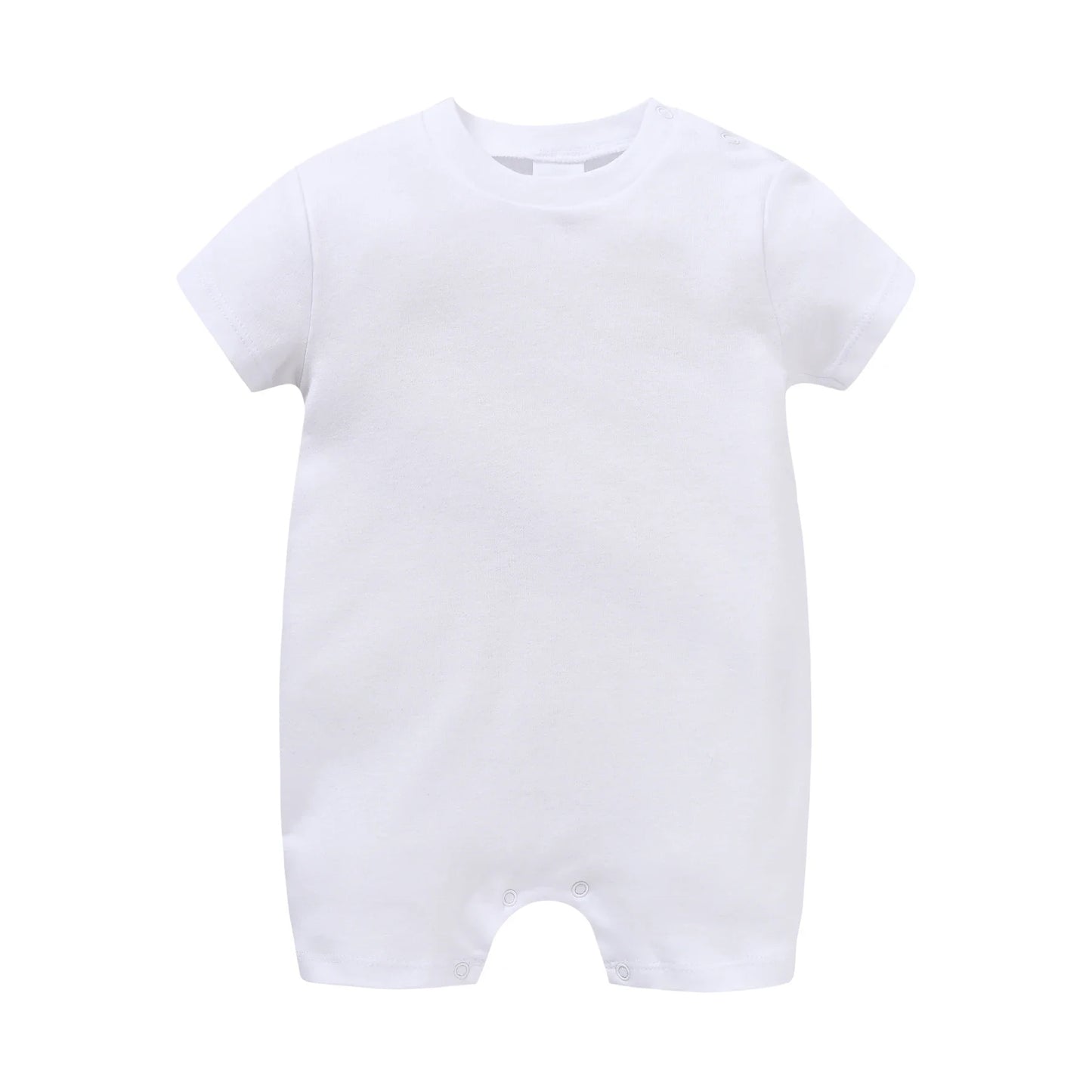 Newborn Baby Romper Solid Cotton Unisex Infant Boys Jumpsuit Onesies White Black Toddler Girls Overall Roupas Bebe Blank Muslin