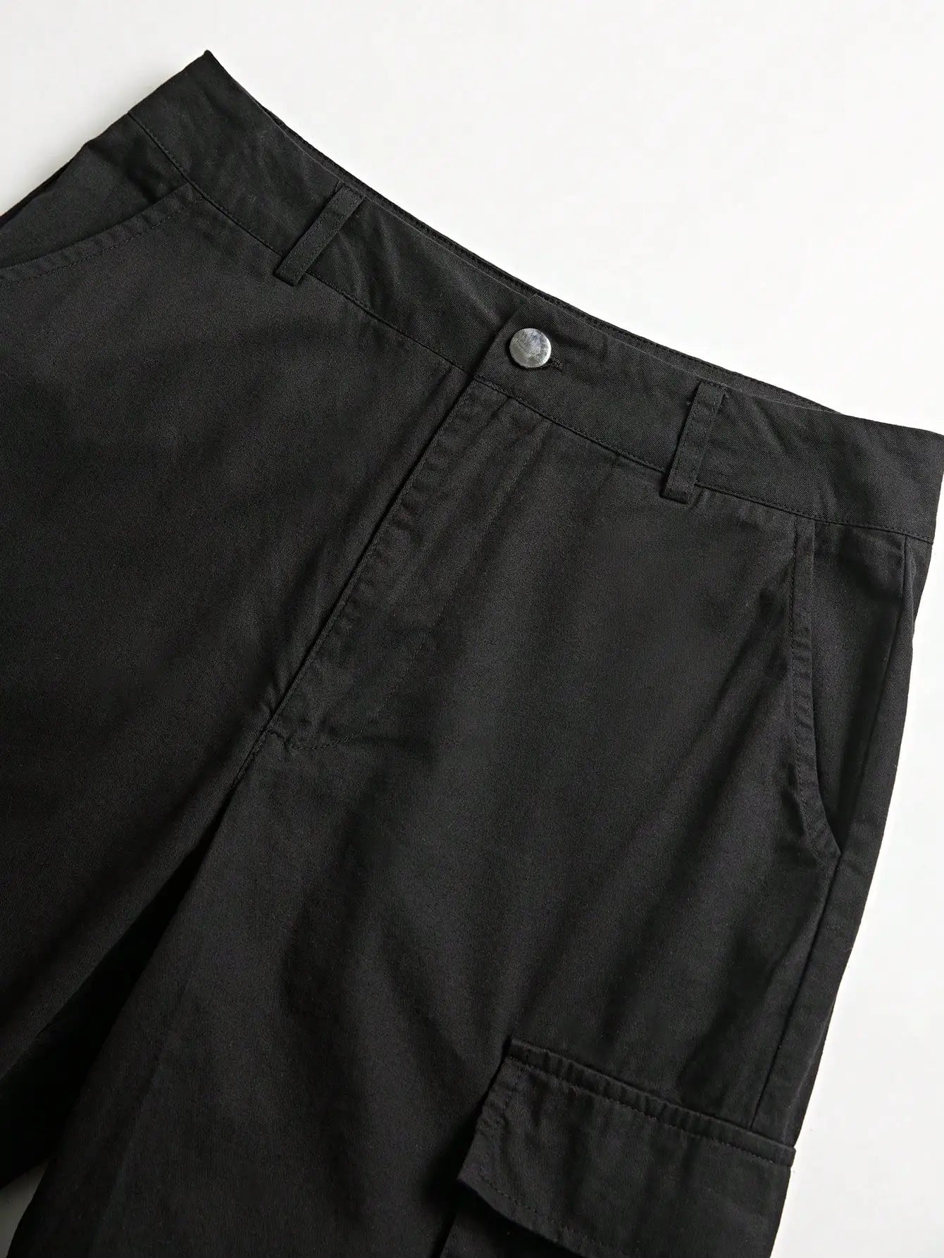 2025 New Christmas High Waist Solid Cargo Pants - Women's Loose Y2K Wide Leg Casual Pants with Pockets (Streetwear Sweatpants)