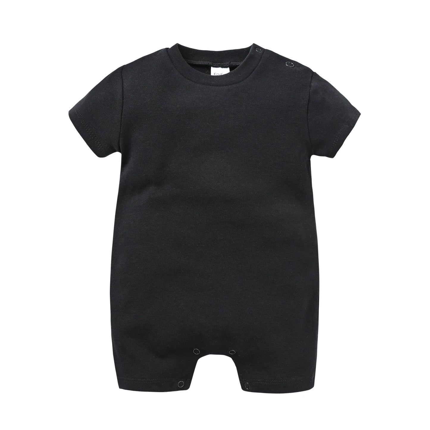 Newborn Baby Romper Solid Cotton Unisex Infant Boys Jumpsuit Onesies White Black Toddler Girls Overall Roupas Bebe Blank Muslin